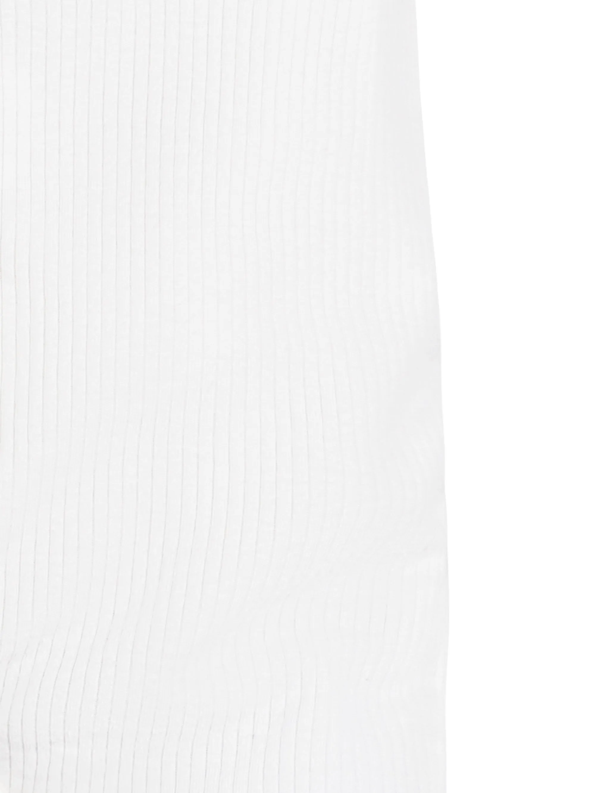 Drop Needle - Knot Top Beanie - Organic White