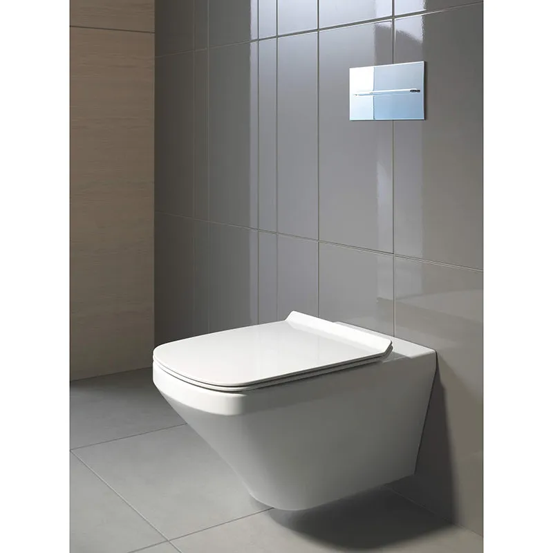 DuraStyle Elongated 1.6 gpf & 0.8 gpf Dual-Flush Wall Mount Toilet in White