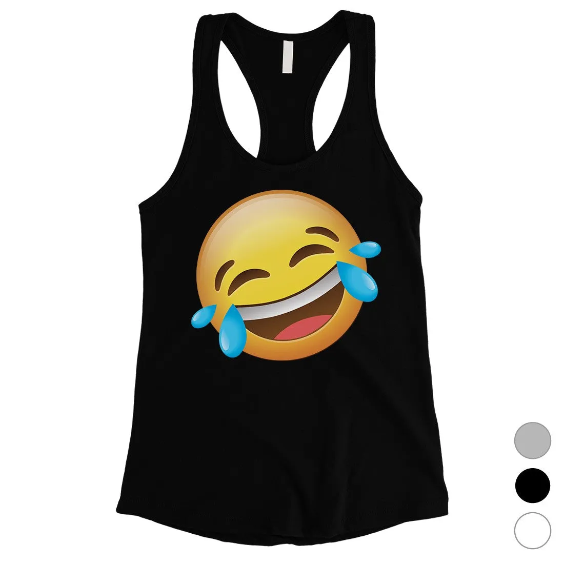 Emoji-Laughing Womens Great Perfect Halloween Costume Tank Top Gift