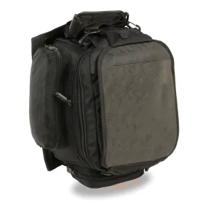 Extra Large Nylon Magnetic Tank Bag w/ Back Pack Straps (9X9X16)