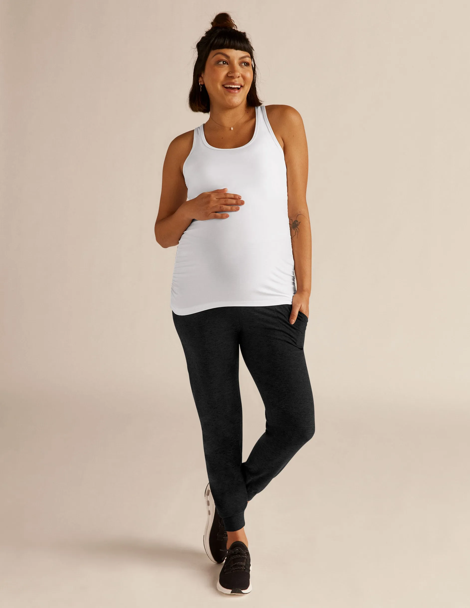 Featherweight Let It Grow Racerback Maternity Tank