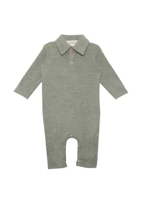 Finley Knit Gray Romper