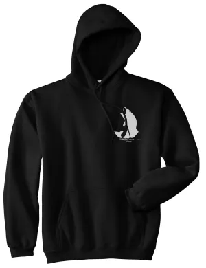 Fish Fisherman Chest Mens Pullover Hoodie