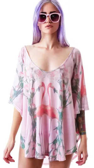 Florida Garden Butterfly Tunic