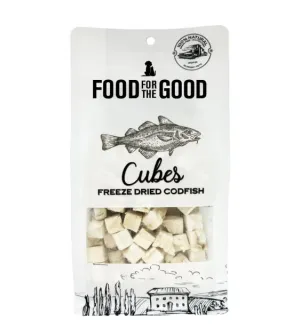 Food For The Good Freeze Dried Cat & Dog Treats (Codfish Cubes)