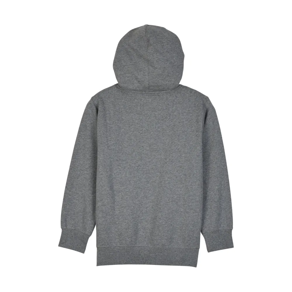 FOX YOUTH SCANS FLEECE PULLOVER HOODY [HEATHER GRAPHITE]