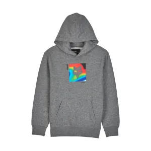 FOX YOUTH SCANS FLEECE PULLOVER HOODY [HEATHER GRAPHITE]