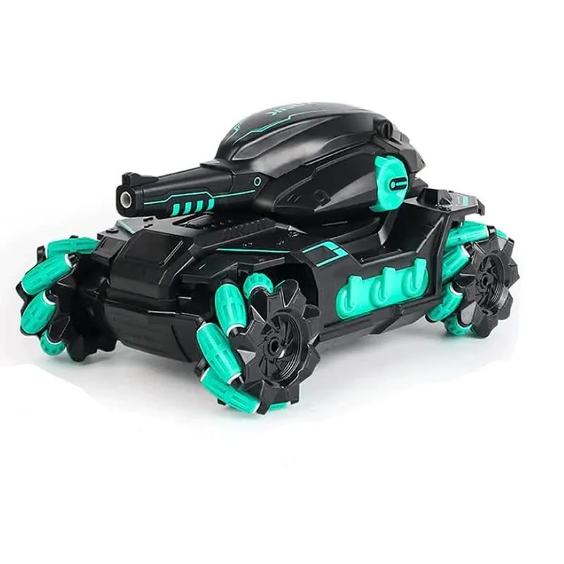 Gesture Control Water Bomb RC Tank - 360°Rotating 4WD RC Tank Car Nerf Tank