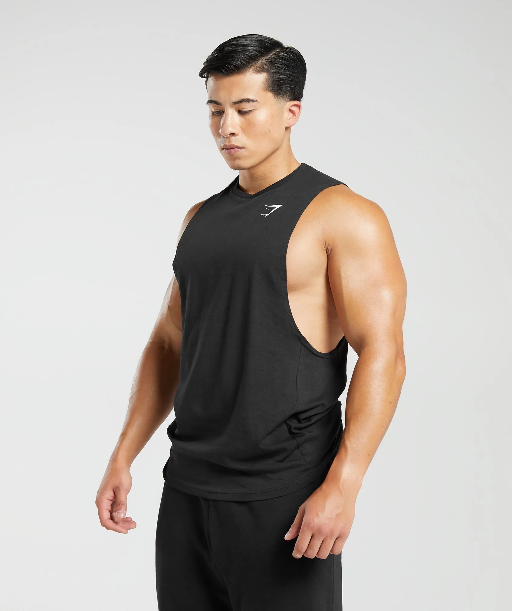 Gymshark React Drop Arm Tank - Black