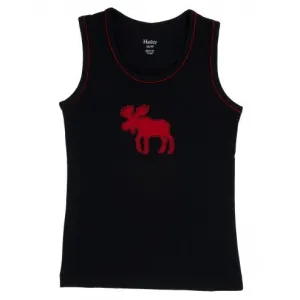 Hatley Womens Pyjama Tank - Moose on Red