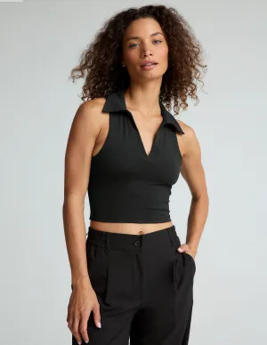 Heather Rib Prep Cropped Tank