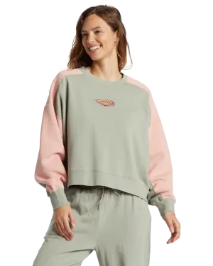 Hike Date Sweatshirt in Seagrass