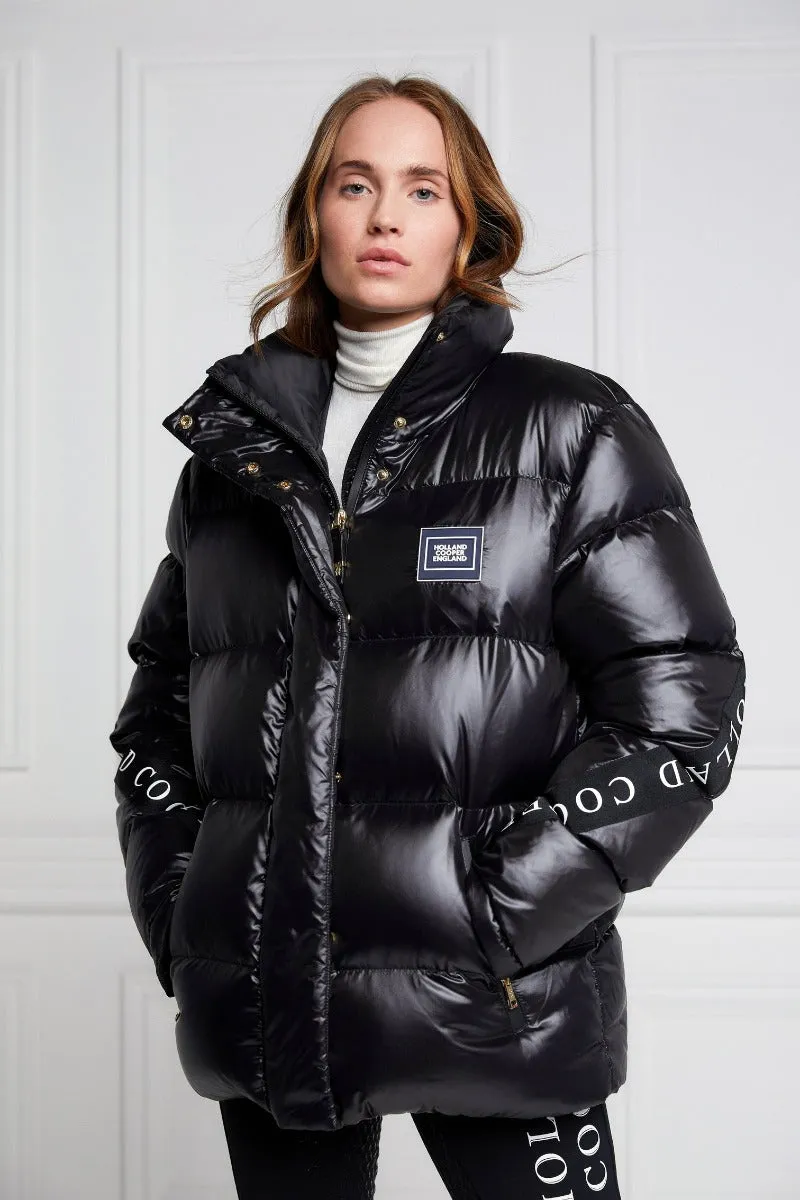 Holland Cooper Camden Puffer Jacket in Black