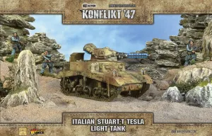 Italian Stuart-T Tesla Tank