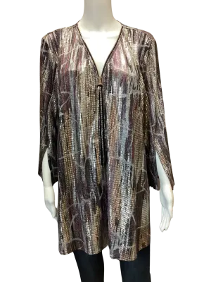 Joseph Ribkoff Women's Tunic Top Shimmery Print Size: 16 W/Tags