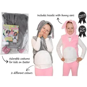 Kids Easter Bunny Vest with Hoodie