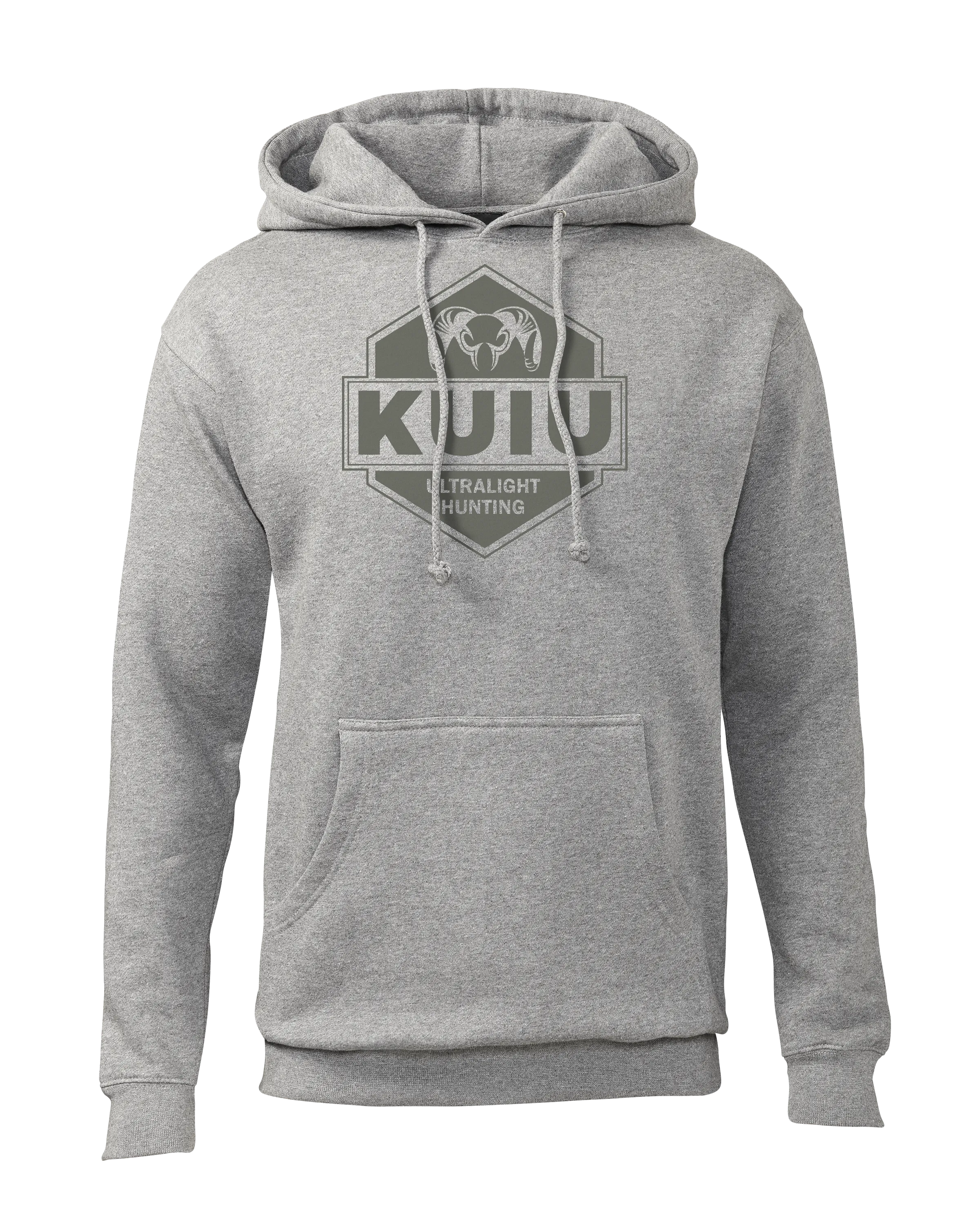 KUIU Badge Hoodie | Heather Grey