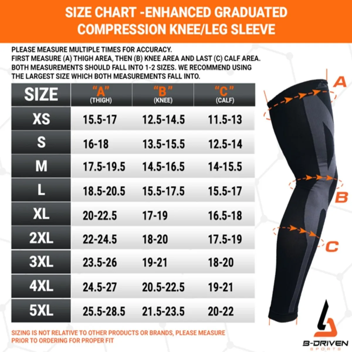 Leg | Enhanced Graduated Compression Sleeve - Pair