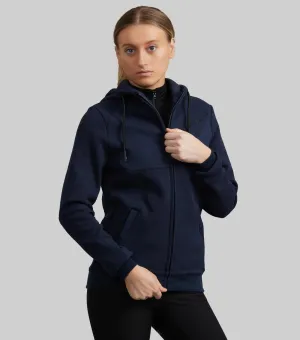 Legato Hooded Full-Zip Sweatshirt French Navy