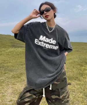 Made Extreme Washed Baggy T-Shirt