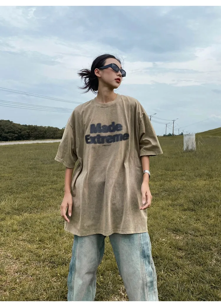 Made Extreme Washed Baggy T-Shirt