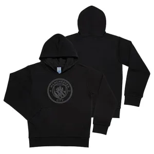 Manchester City Blackout Unisex Youth Cotton Pullover Hoodie