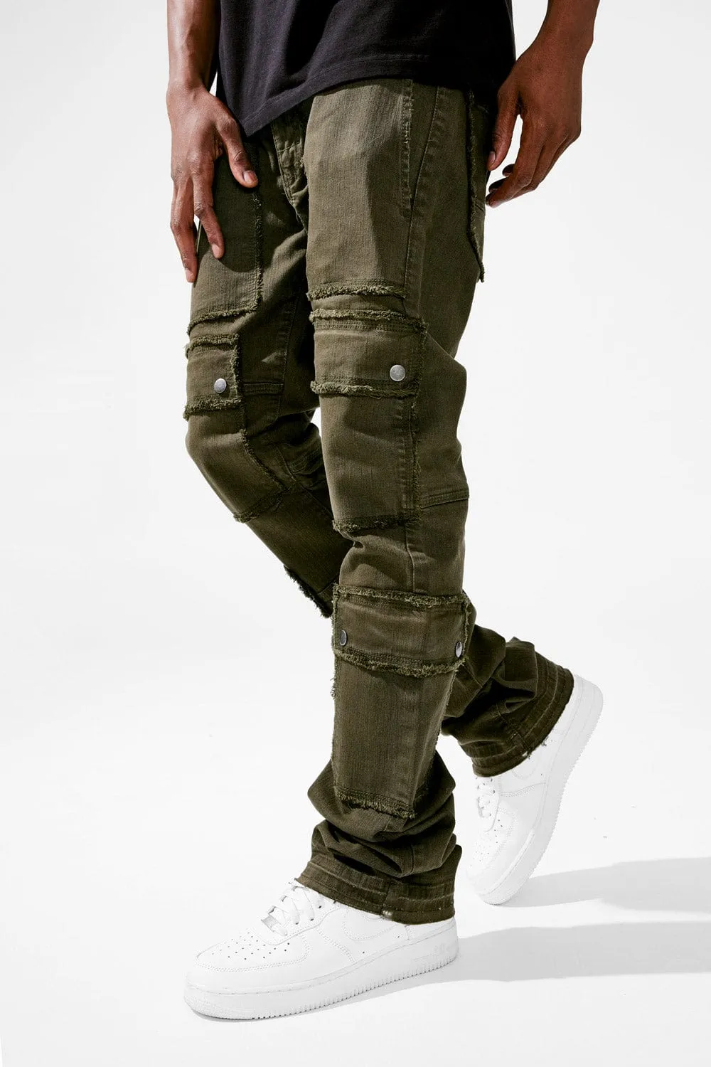 Martin Stacked - El Dorado Cargo Pants (Army Green)