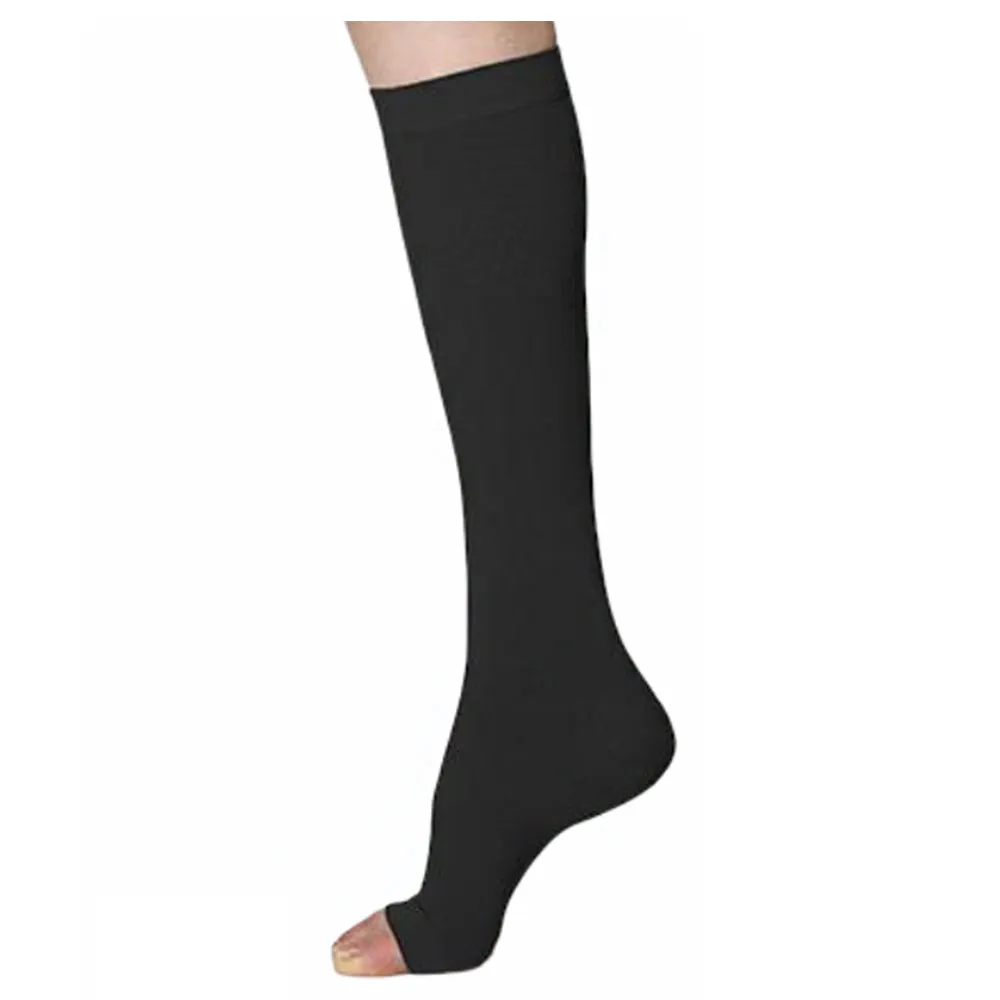 MEDICAL Jiani Knee High 20-30mmHg Open Toe Compression Stockings