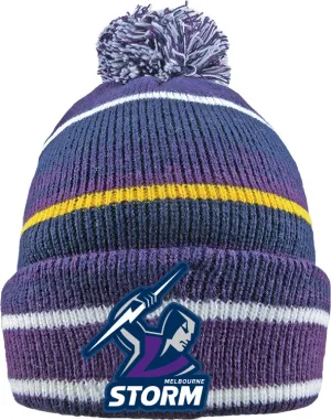 Melbourne Storm NRL Dynamo Pom Pom Beanie