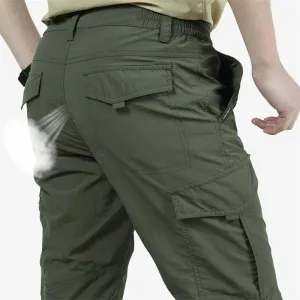 Men&#39;s Lightweight Tactical Pants Breathable Summer Casual Army Military Long Trousers Male Waterproof Quick Dry Cargo Pants