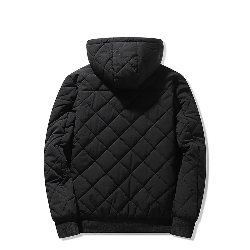 Men's Elegant Padded Puffer Jacket with Hood | Ideal for Autumn/Winter