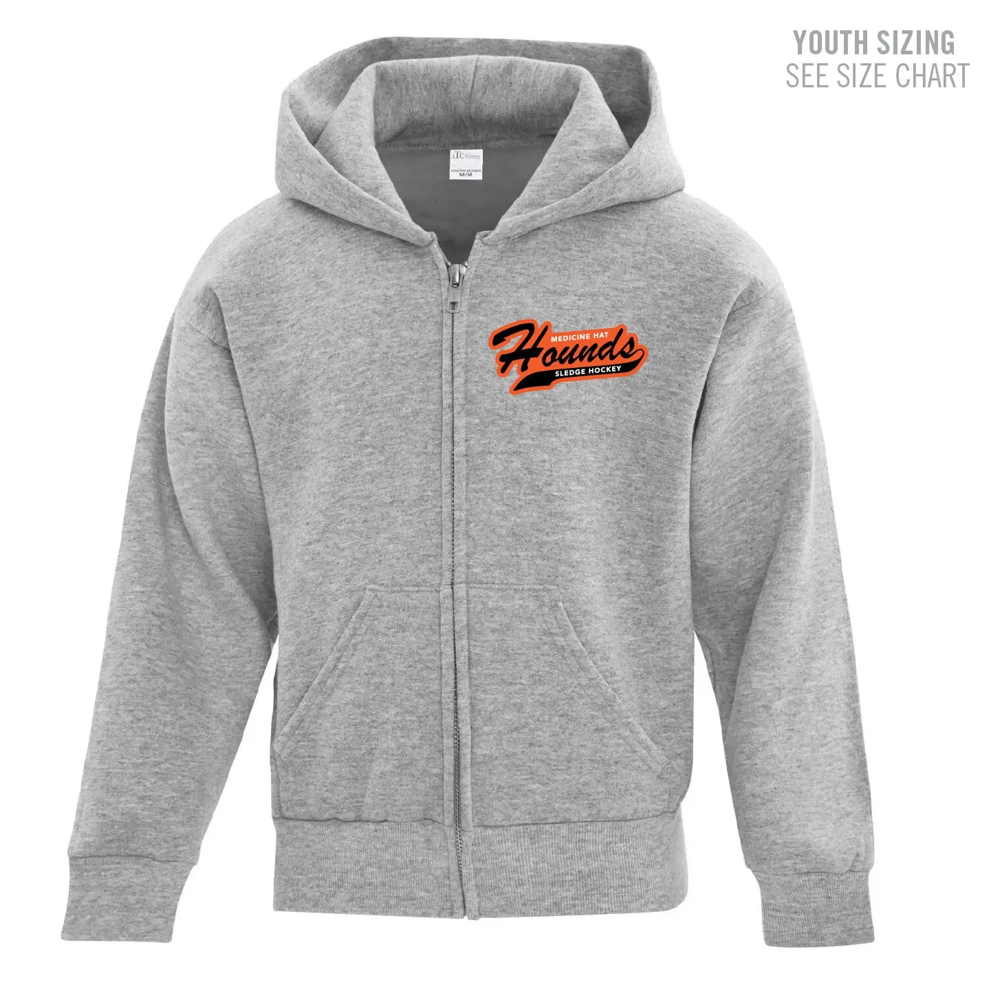 MHASR Hounds YOUTH Zip Up Hoodie (MHASRT001/2-Y2600)