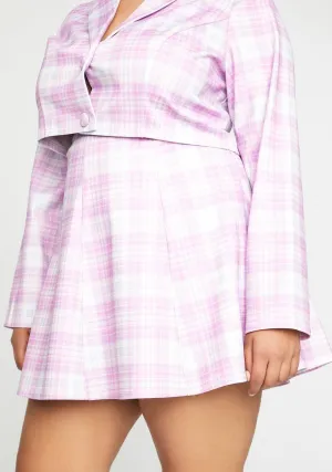 Miss Back 2 School Baddie Plaid Skirt