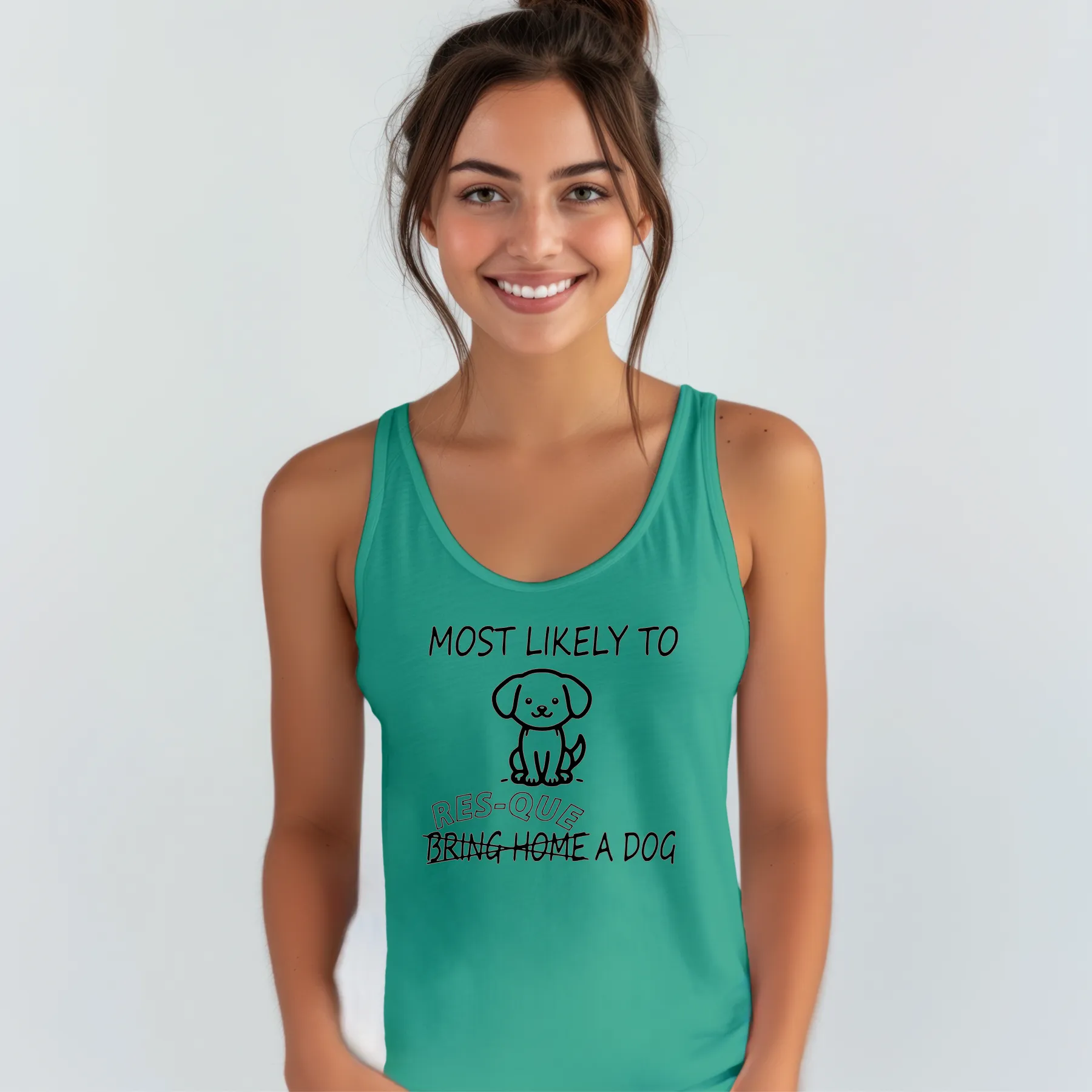 Most Likely Racerback Tank (Available in several colors)