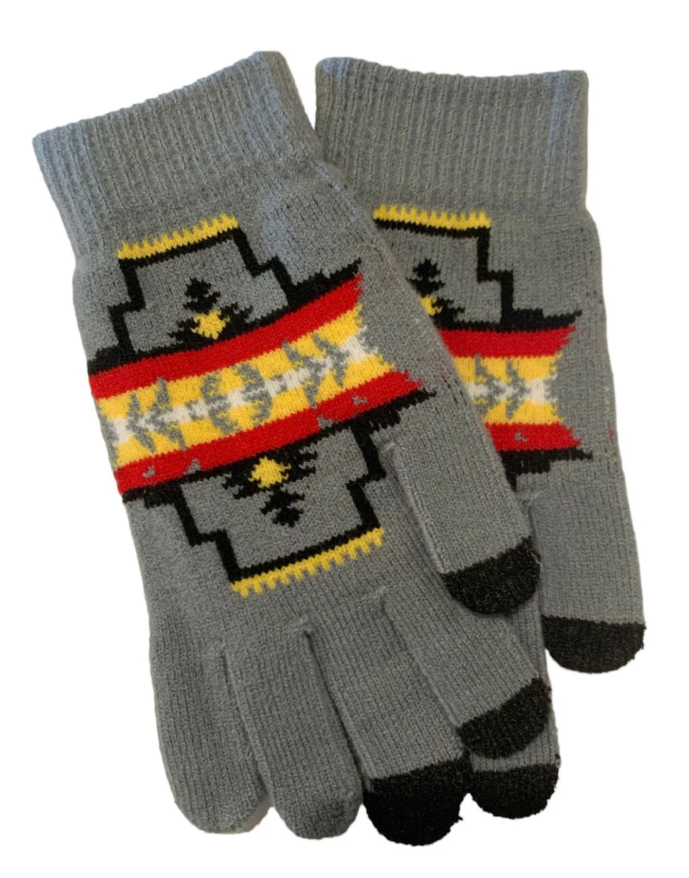 Native American Style Design Beanies Gloves Winter Hats Gloves