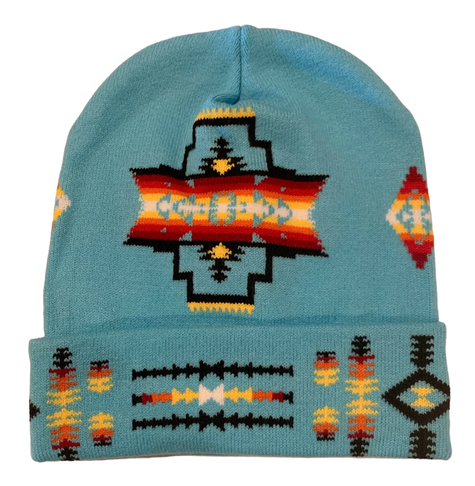 Native American Style Design Beanies Gloves Winter Hats Gloves