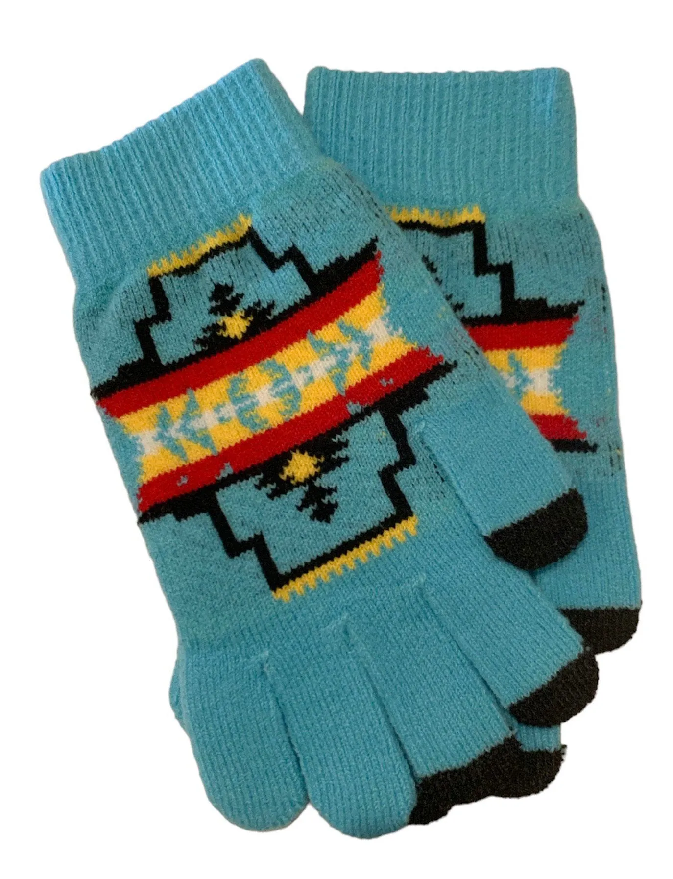 Native American Style Design Beanies Gloves Winter Hats Gloves