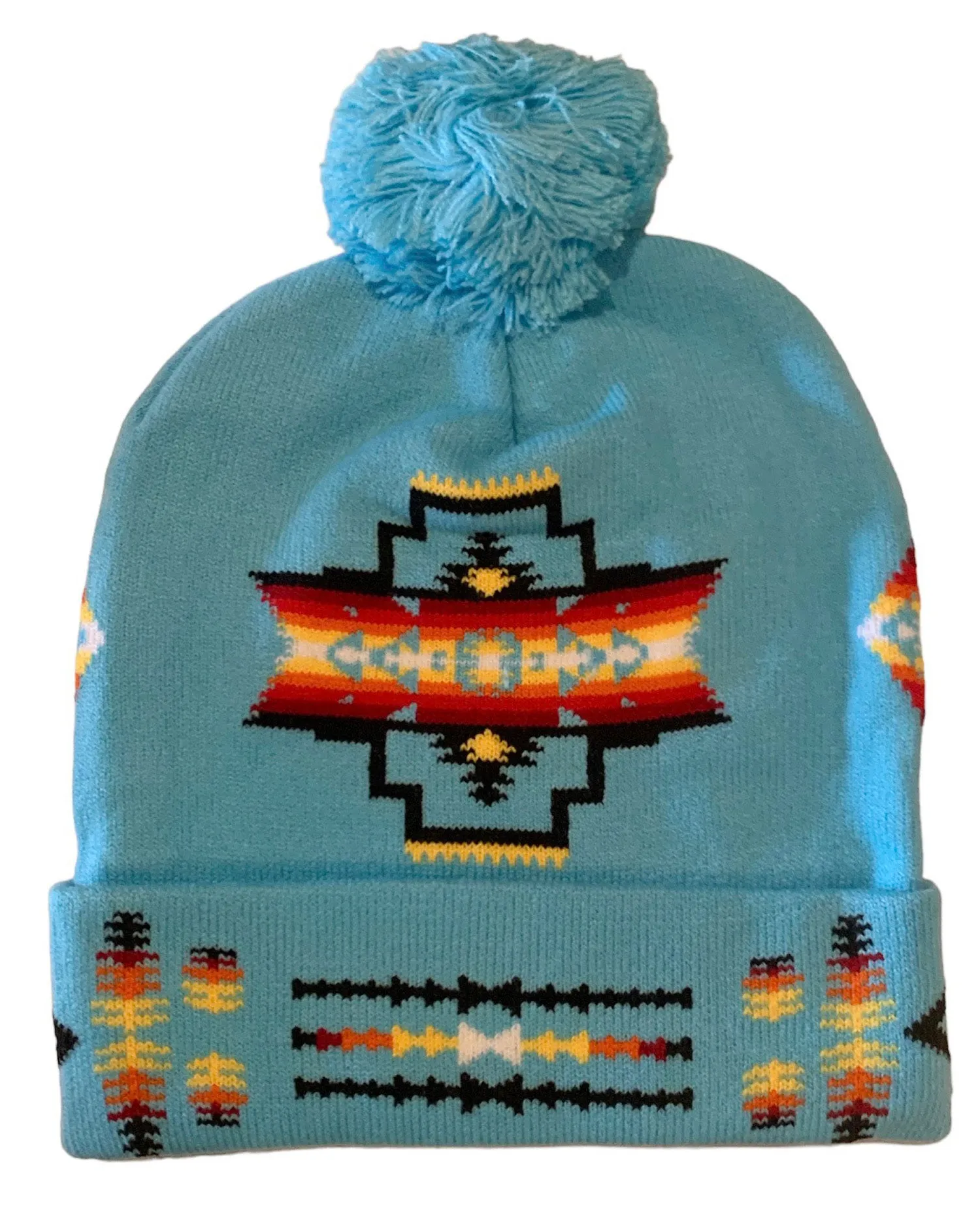 Native American Style Design Beanies Gloves Winter Hats Gloves