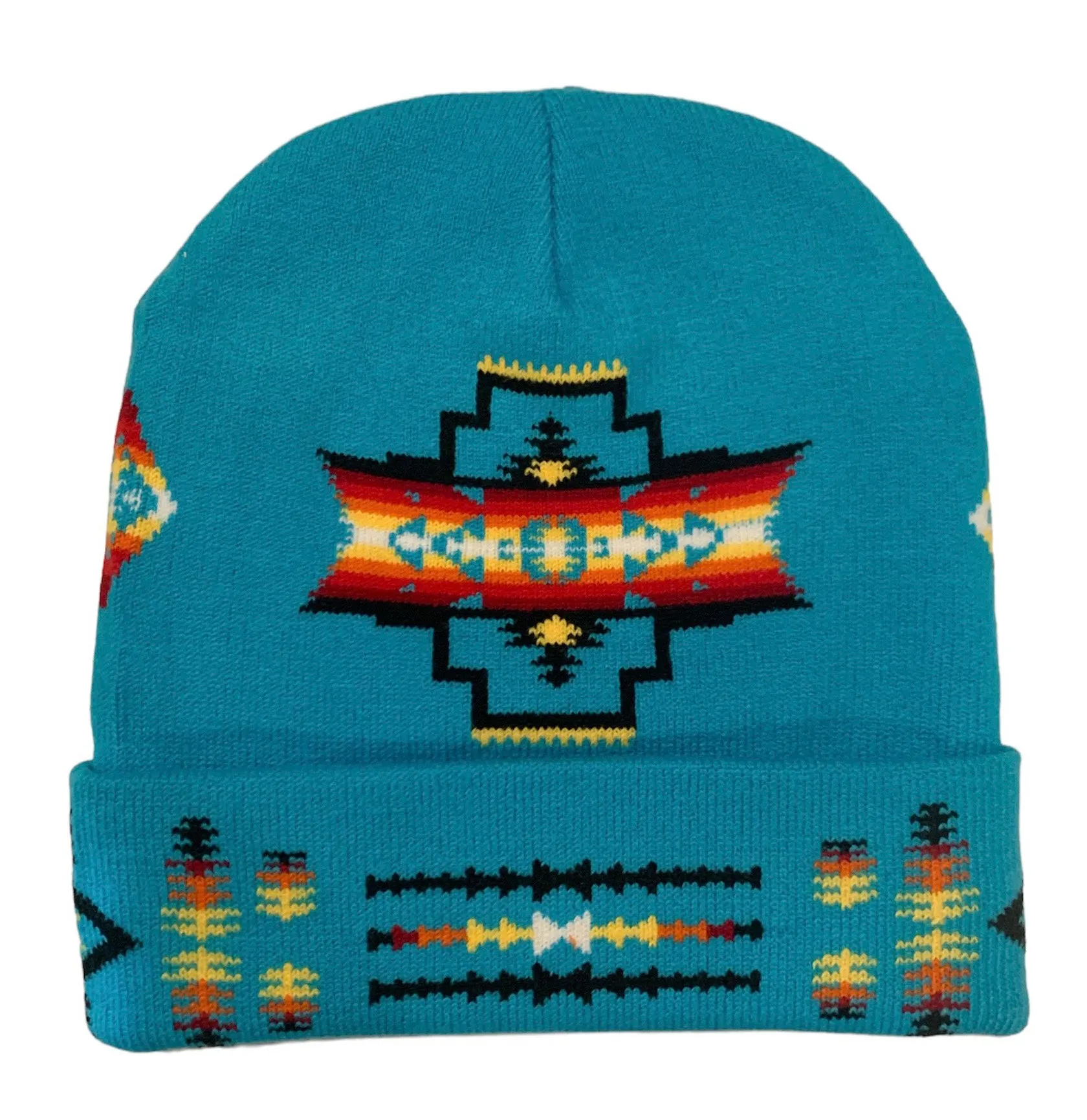 Native American Style Design Beanies Gloves Winter Hats Gloves