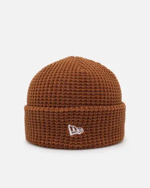 New Era Branded Beanie Cedar