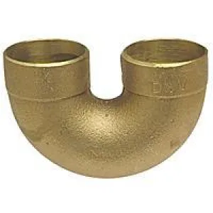 NIBCO 879 2" X 1-1/2" C x C Cast Bronze DWV Return Bend