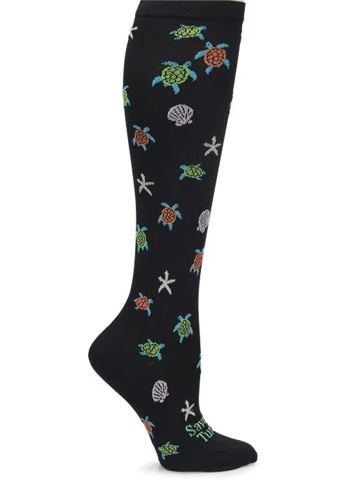 Nurse Mates Compression Sock - Save the Sea Turtles