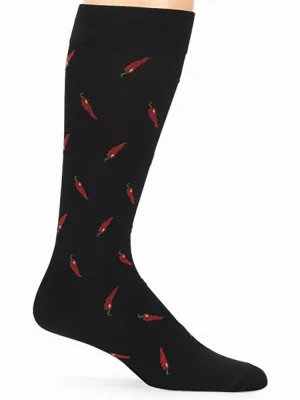 NurseMates Men's Compression Socks | Chile Peppers