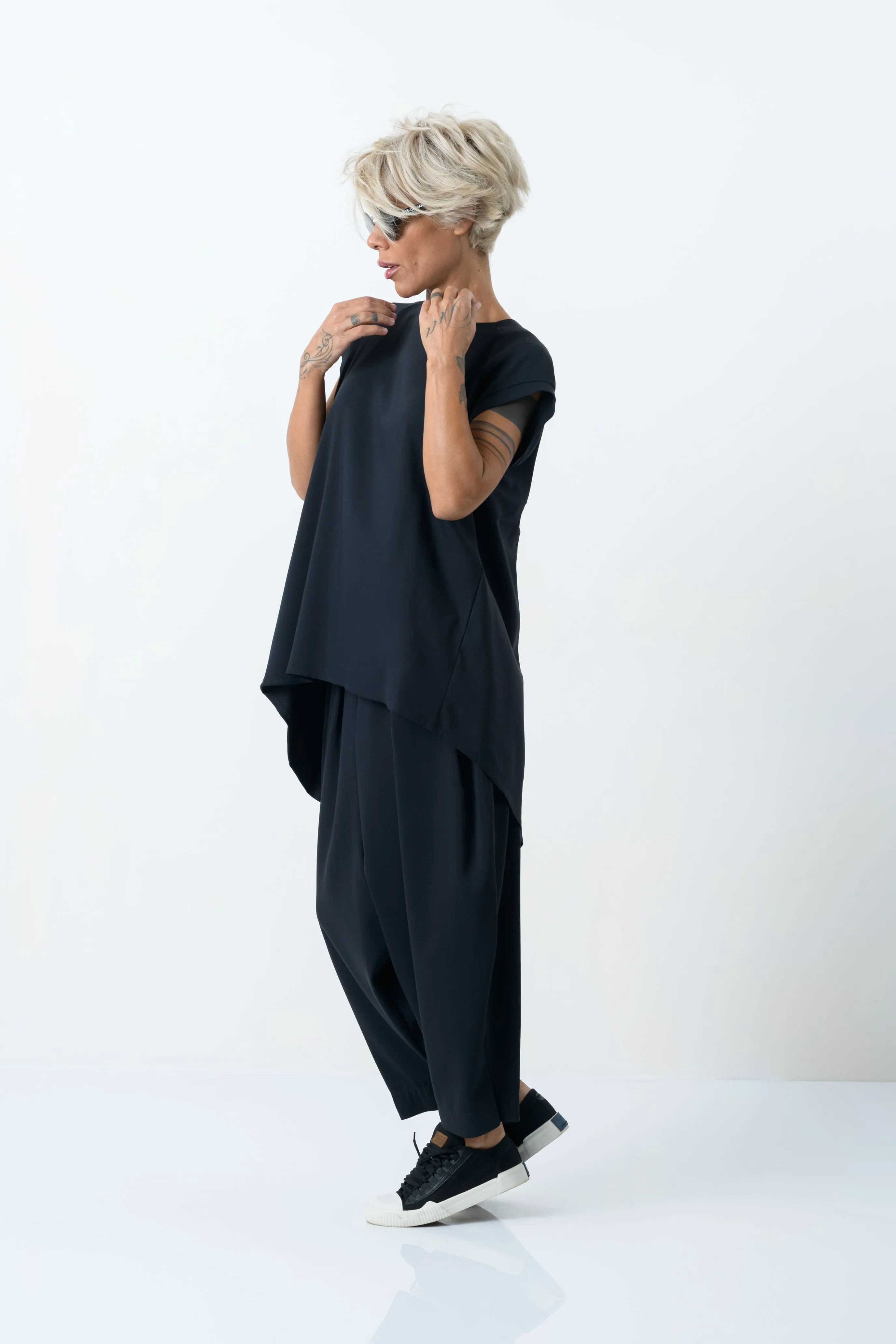 Pants Outfit Set    Relaxed Tunic