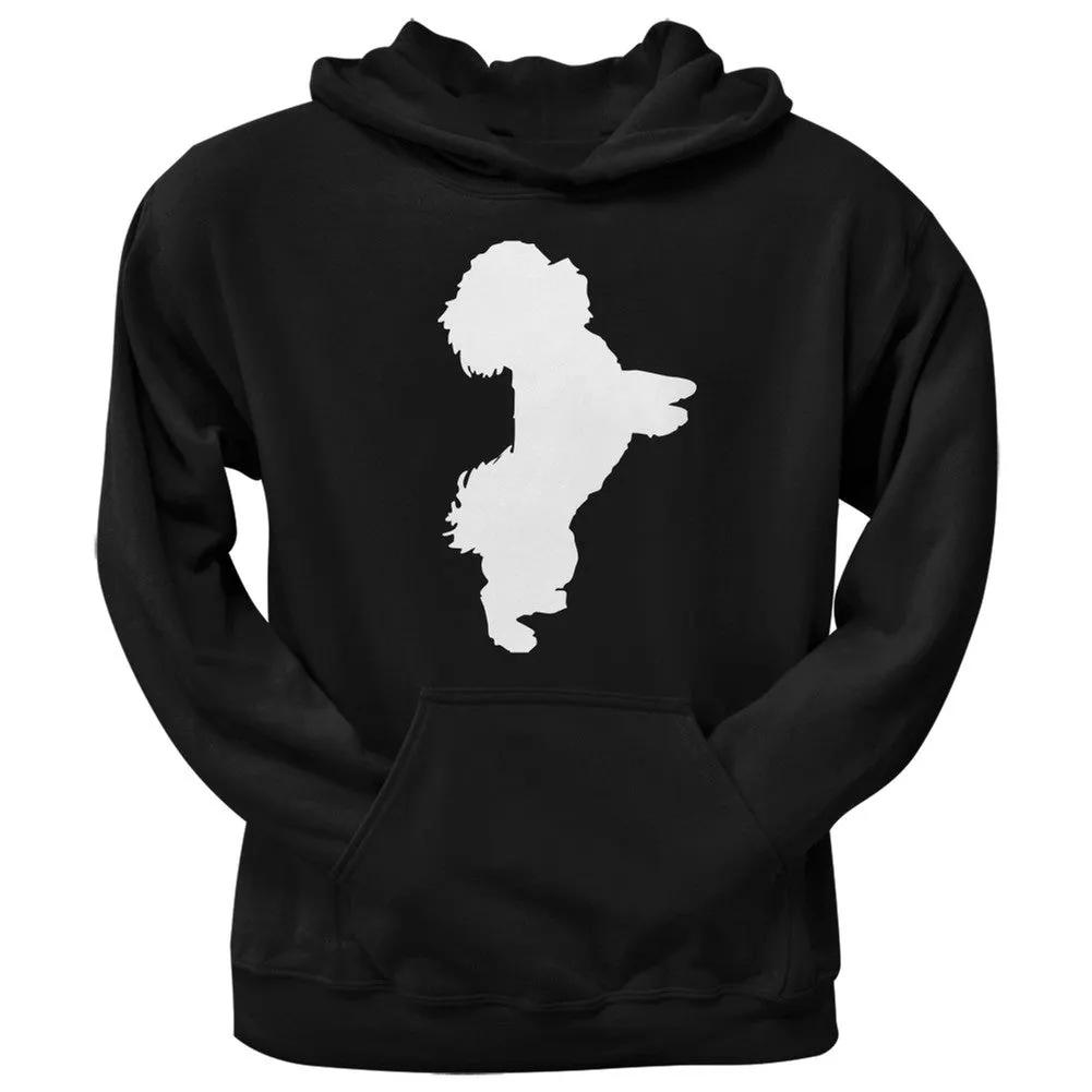 Papichon Silhouette Black Adult Hoodie