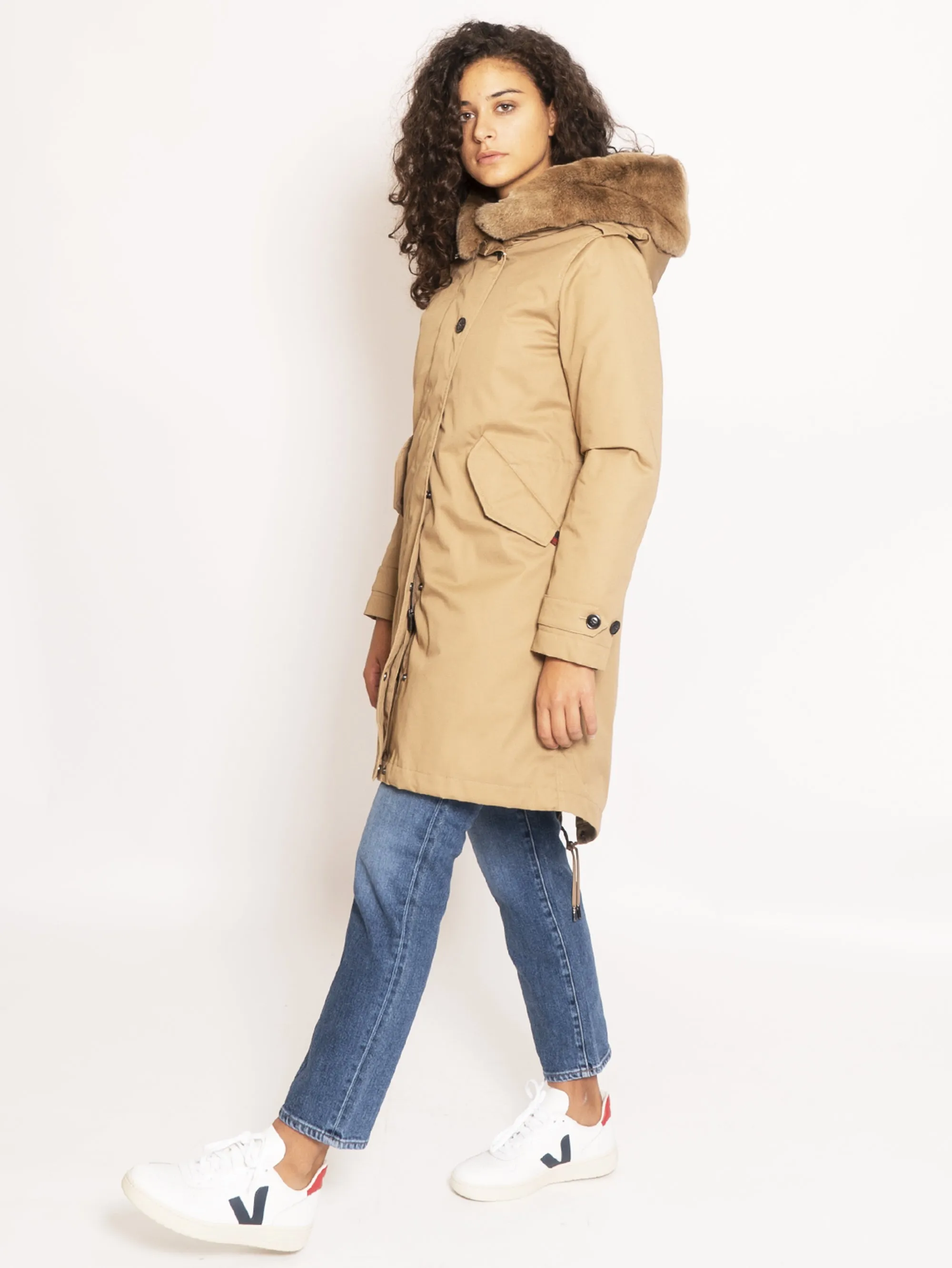 Parka con Imbottitura Rimovibile - Khaki