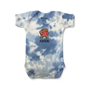 Personalized Maryland Terrapins Mascot Tie Dye Bodysuit