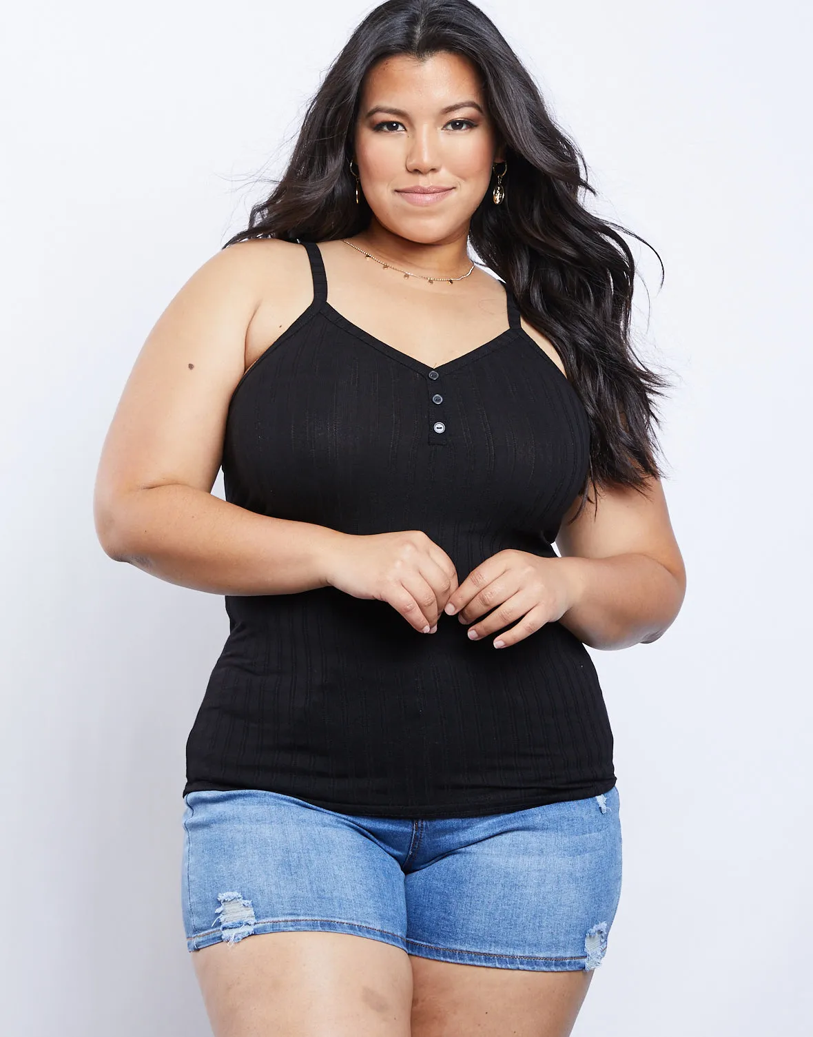 Plus Size Racer Back Tank