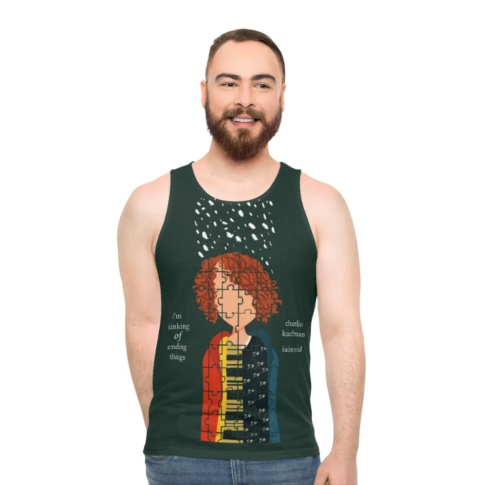 "I M Thinking Of Ending Things Minimal Poster Unisex Tank Top"