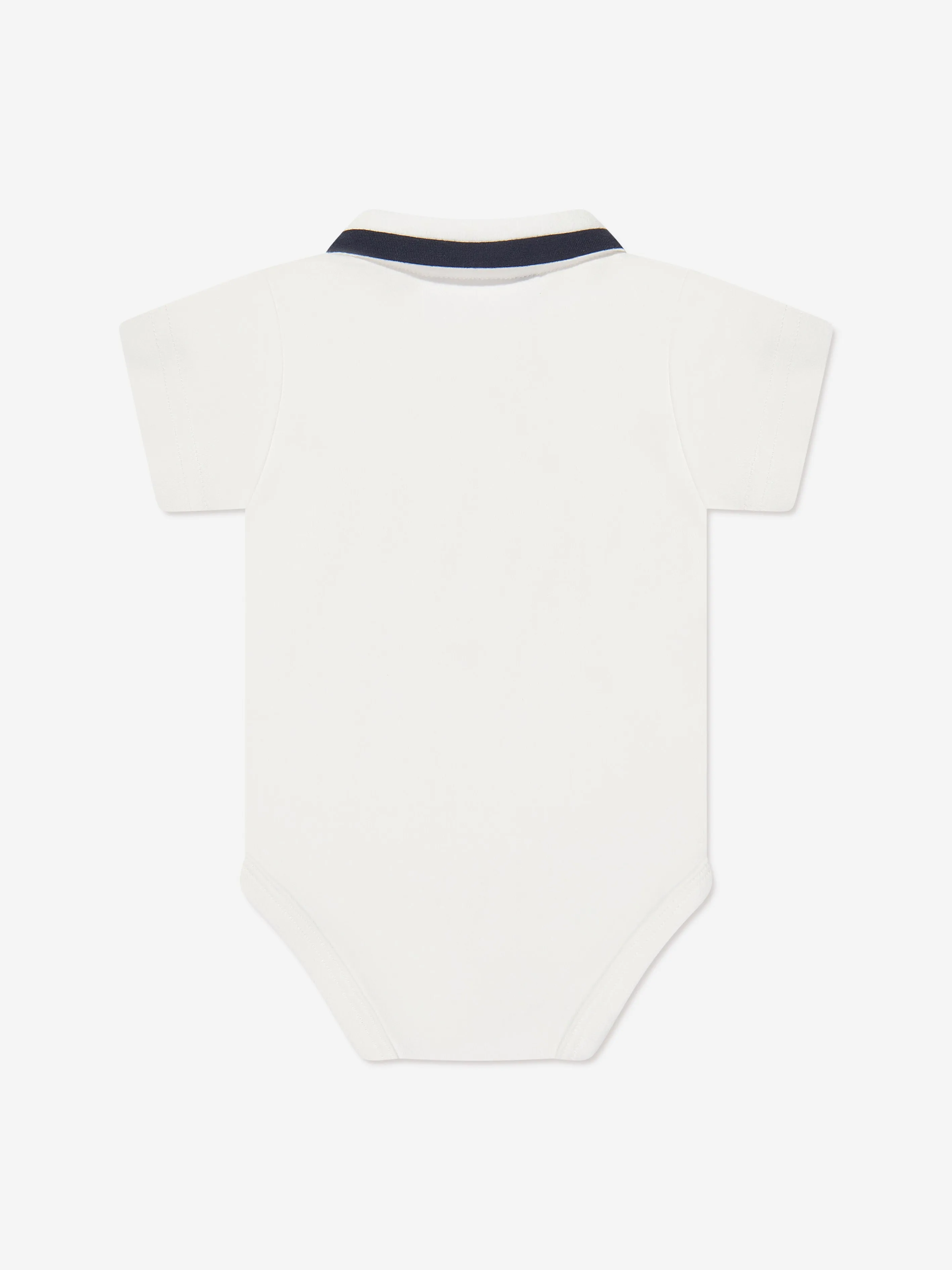 Rachel Riley Baby Boys Piped Bodysuit in Ivory